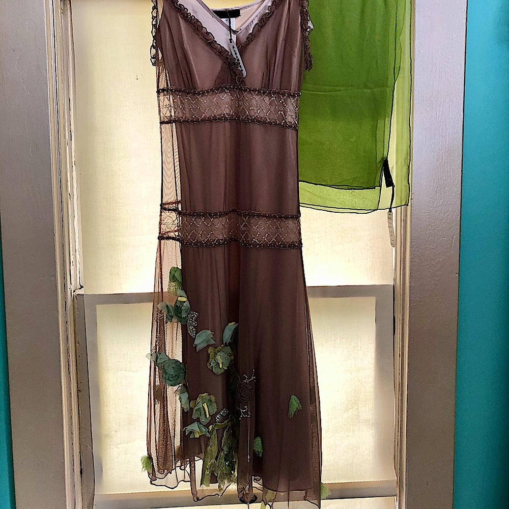 Jorando dress with silk slip